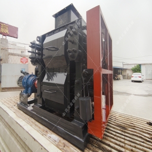 客戶定做4PGT400x400四輥破碎機發(fā)往山東