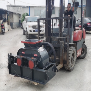 2PG小型對輥破碎機發(fā)貨圖片