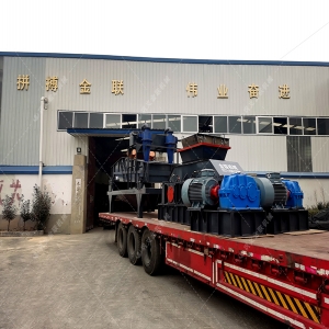 2PG1000x700對(duì)輥制砂機(jī)發(fā)貨 發(fā)往甘肅