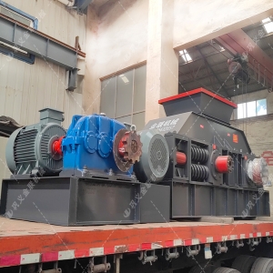 1200x800大型對輥破碎制砂機發(fā)往湖北武漢