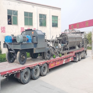 2PG1208型移動(dòng)式對(duì)輥制砂機(jī)發(fā)貨 發(fā)往浙江