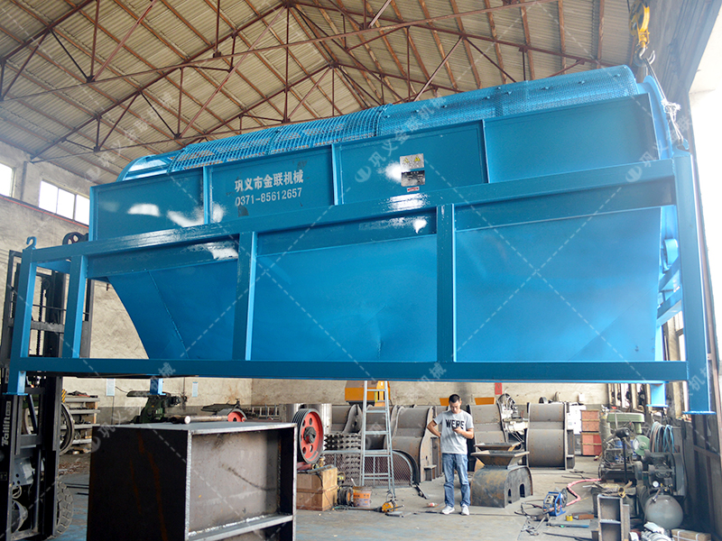 防堵塞無軸滾筒篩沙機發(fā)往廣東佛山 防堵塞無軸滾筒篩沙機發(fā)往廣東佛山