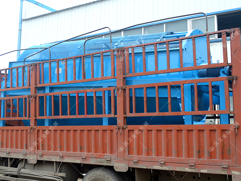 防堵塞無軸滾筒篩沙機發(fā)往廣東佛山 防堵塞無軸滾筒篩沙機發(fā)往廣東佛山