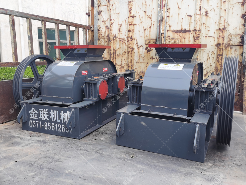 2PG400*250小型對輥破碎機發(fā)往浙江